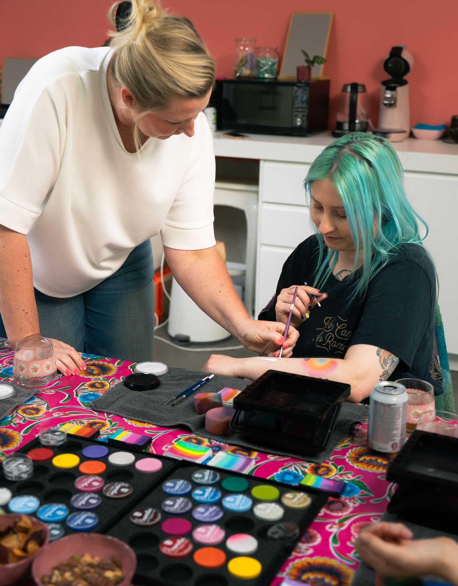 Roos met Witte Stippen Workshop 8 juli  - Kindergrime voor beginners