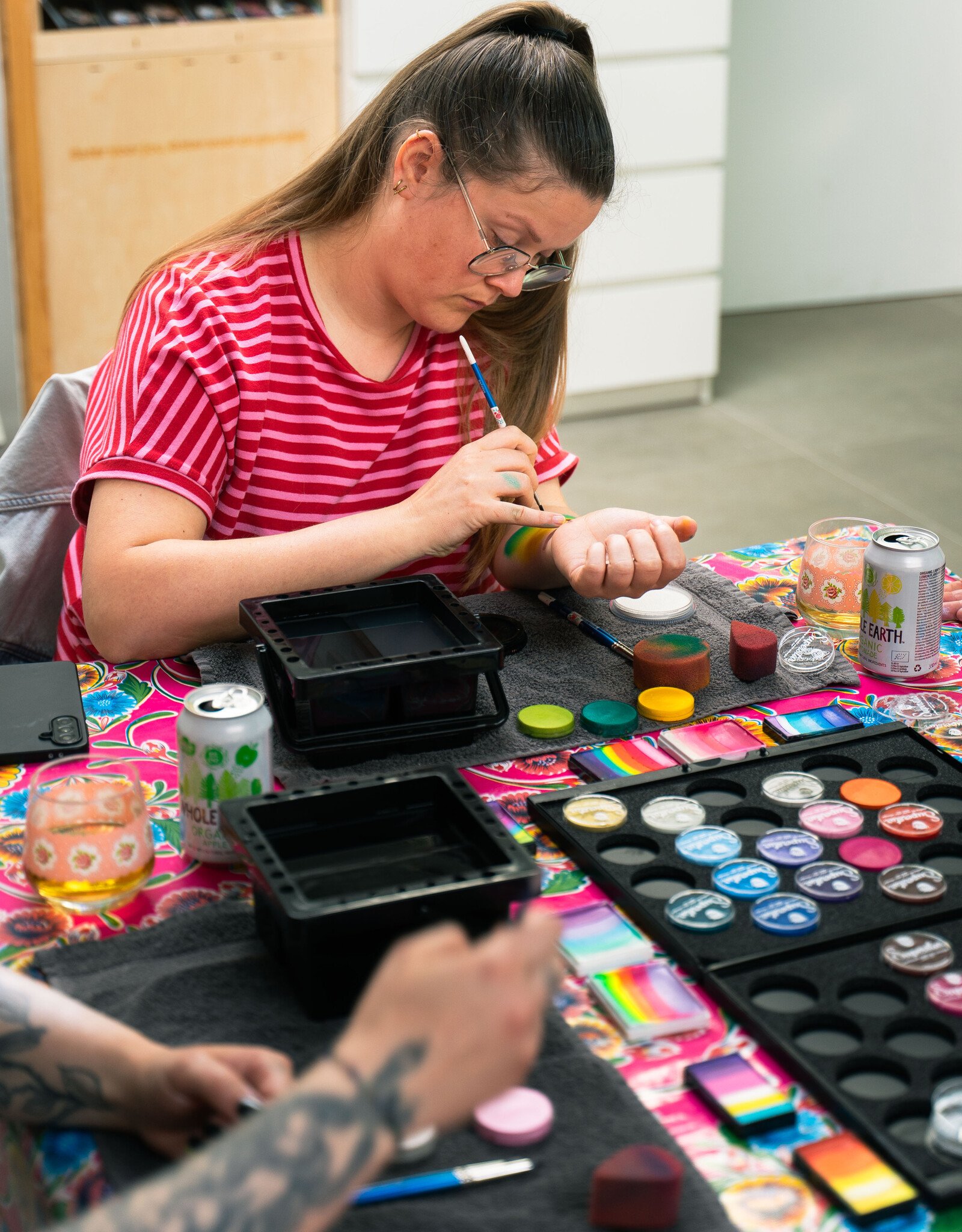 Roos met Witte Stippen Workshop 8 juli  - Kindergrime voor beginners