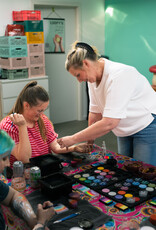 Roos met Witte Stippen Workshop 5 juni - Kindergrime voor beginners