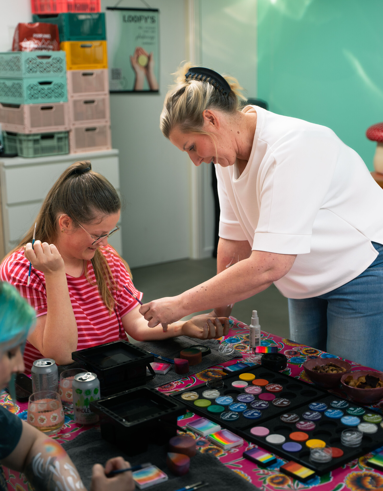 Roos met Witte Stippen Workshop 5 juni - Kindergrime voor beginners