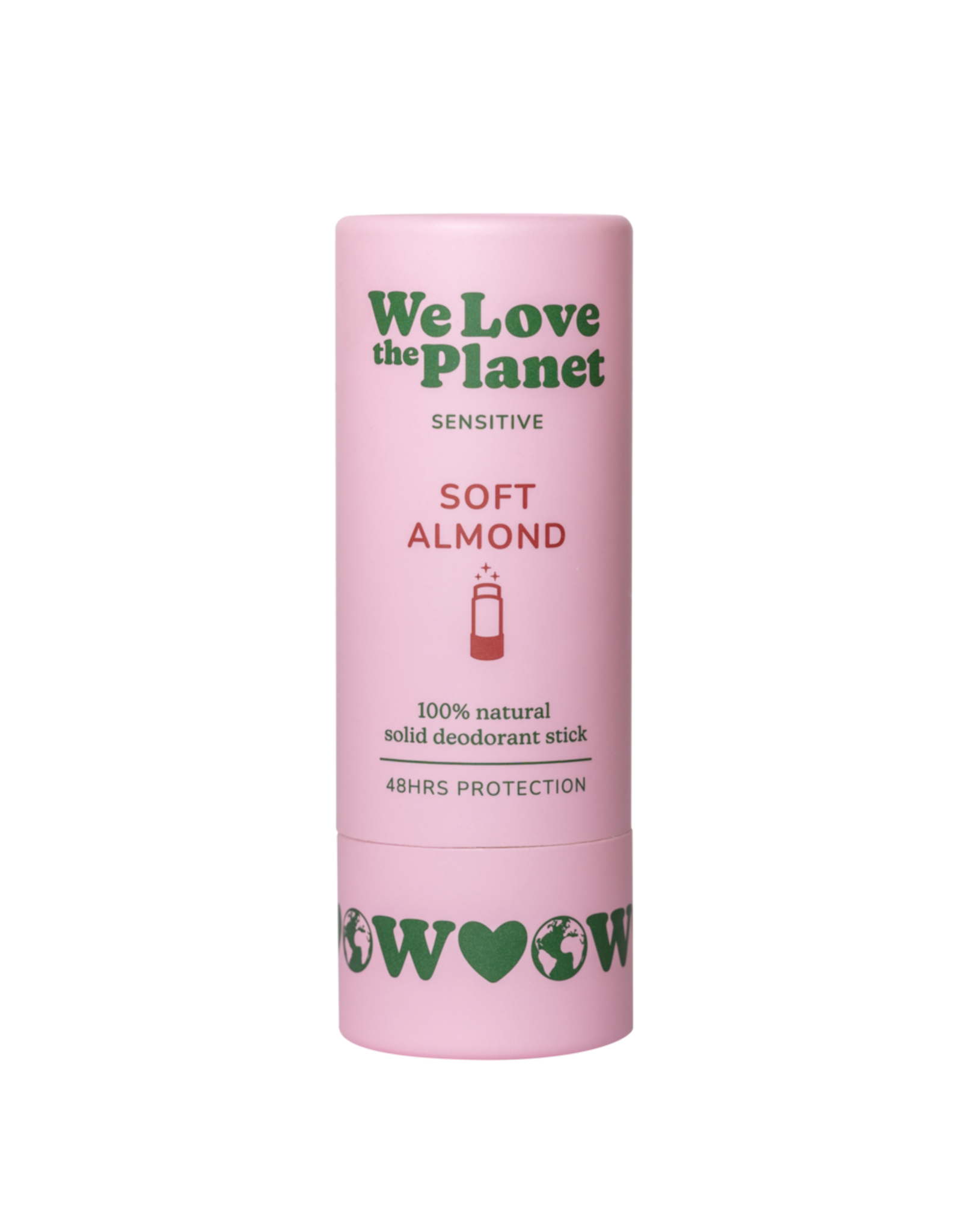 We love the planet Deodorant stick 40 g - zachte amandel (gevoelig)