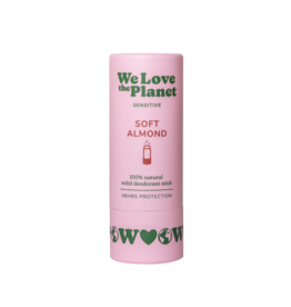 We love the planet Deodorant stick 40 g - zachte amandel (gevoelig)