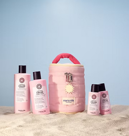 Maria Nila BEAUTY BAG LUMINOUS COLOR - koop: shampoo 350ml  + conditioner 300ml, extra: shampoo 100ml + conditioner 100ml