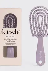 Kitsch Mini Soft Violet Detangling Flexi Brush