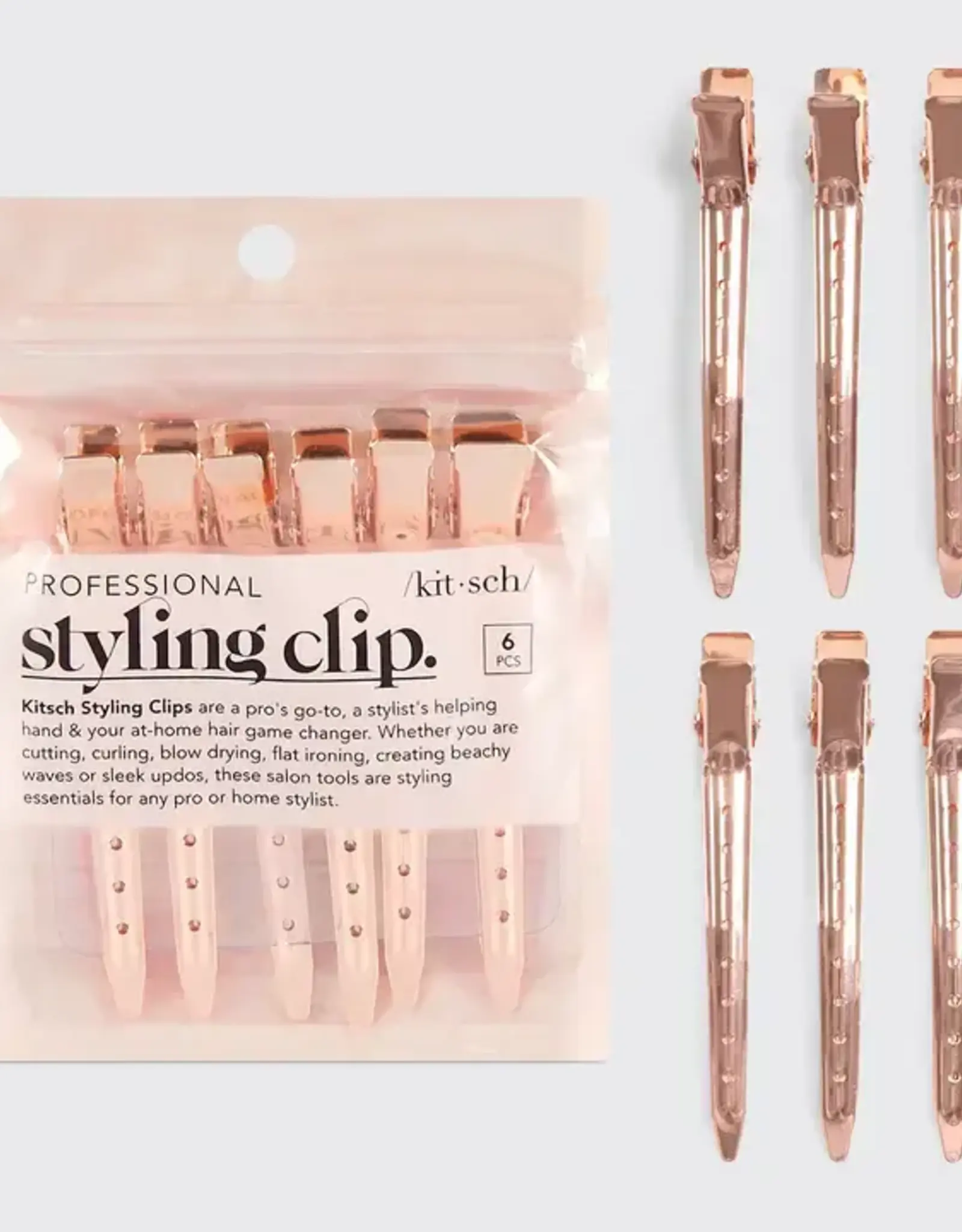 Kitsch Rose Gold Styling Clip