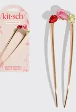 Kitsch Holiday Gemstone French Hair Pin