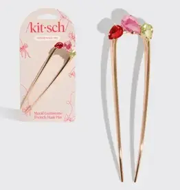 Kitsch Holiday Gemstone French Hair Pin
