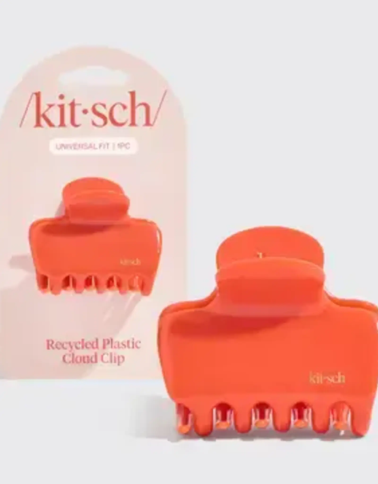 Kitsch Recycled Plastic Medium Cloud Clip - Cherry