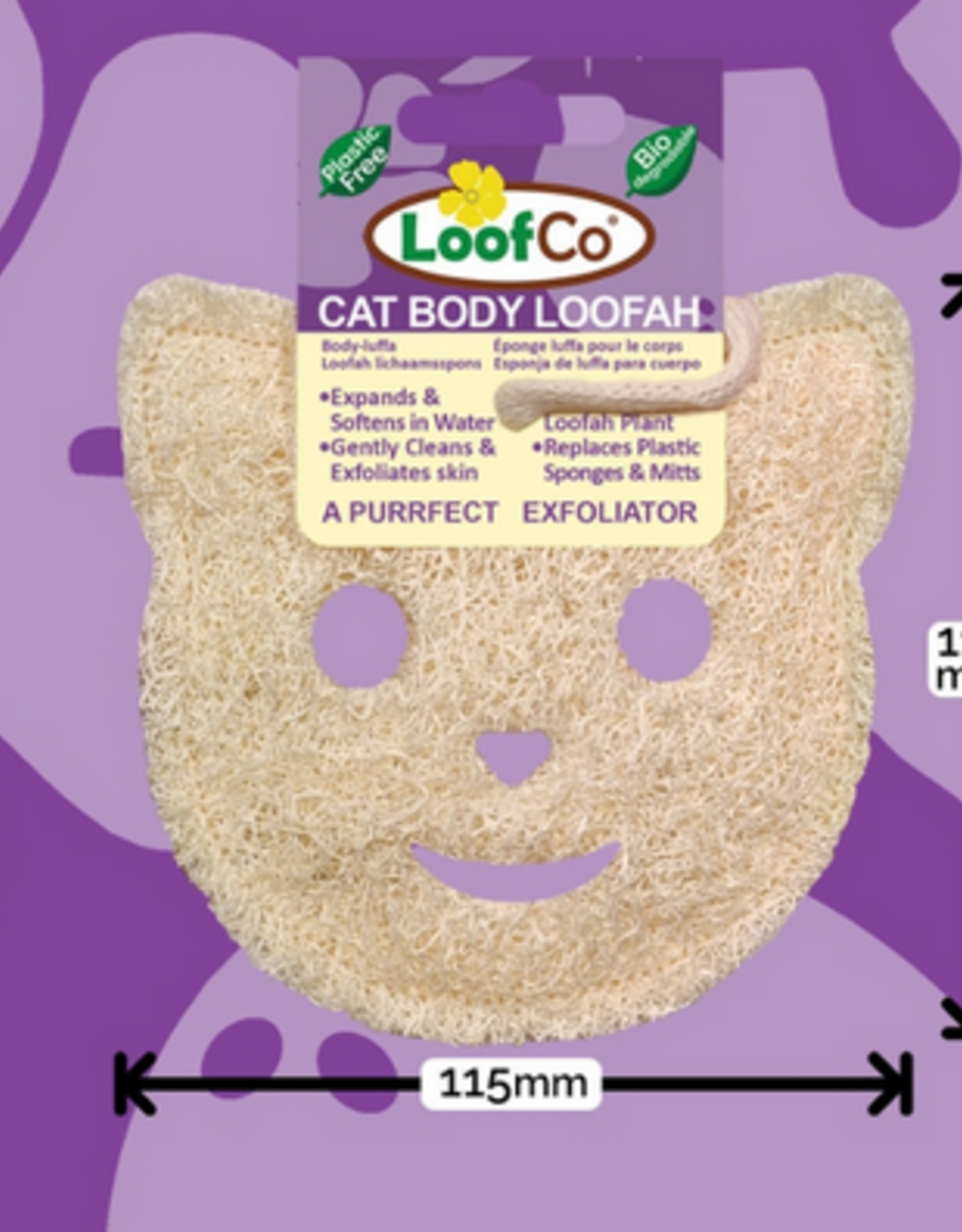 LoofCo Douche- en Badspons Loofah - Kat