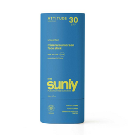 Attitude Sunly gezichtszonnebrandstick kids SPF30 20g