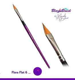 BlazinBrush Blazin Brush by Marcela Bustamante | Flat Pointy | Flora #6