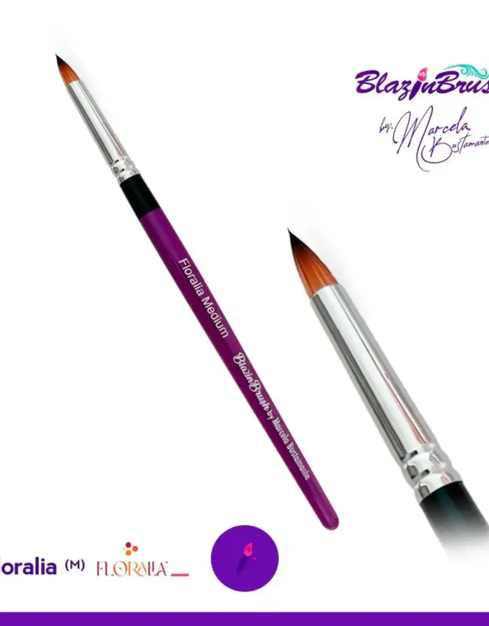 BlazinBrush Blazin Face Painting Brush by Marcela Bustamante | Floralia Medium