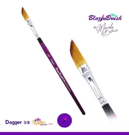BlazinBrush Blazin Face Painting Brush by Marcela Bustamante | Dagger 3/8