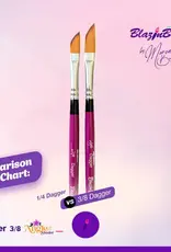 BlazinBrush Blazin Face Painting Brush by Marcela Bustamante | Dagger 3/8