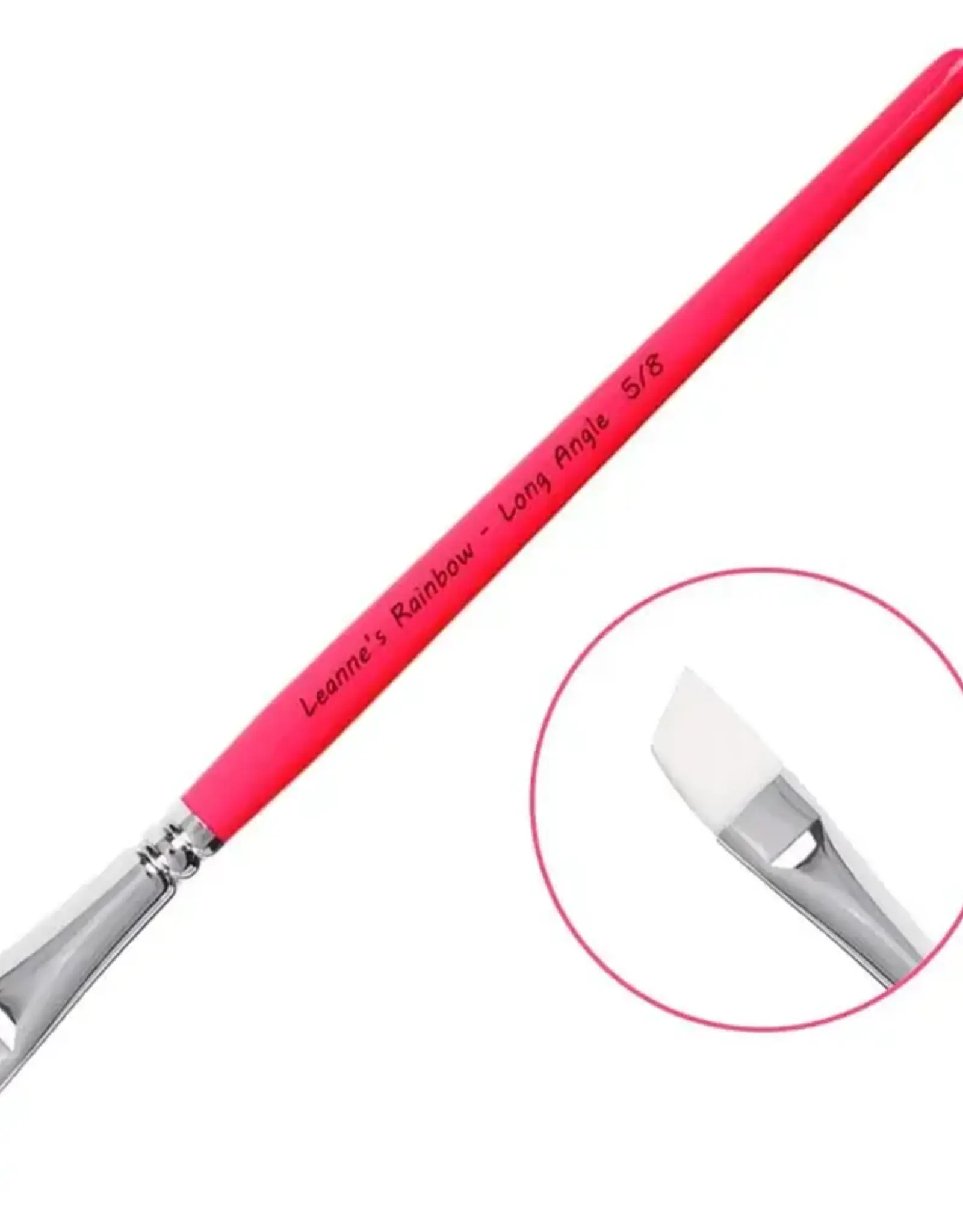 Fusion Face Painting Brush | Leanne's Rainbow - 5/8 Long Angle