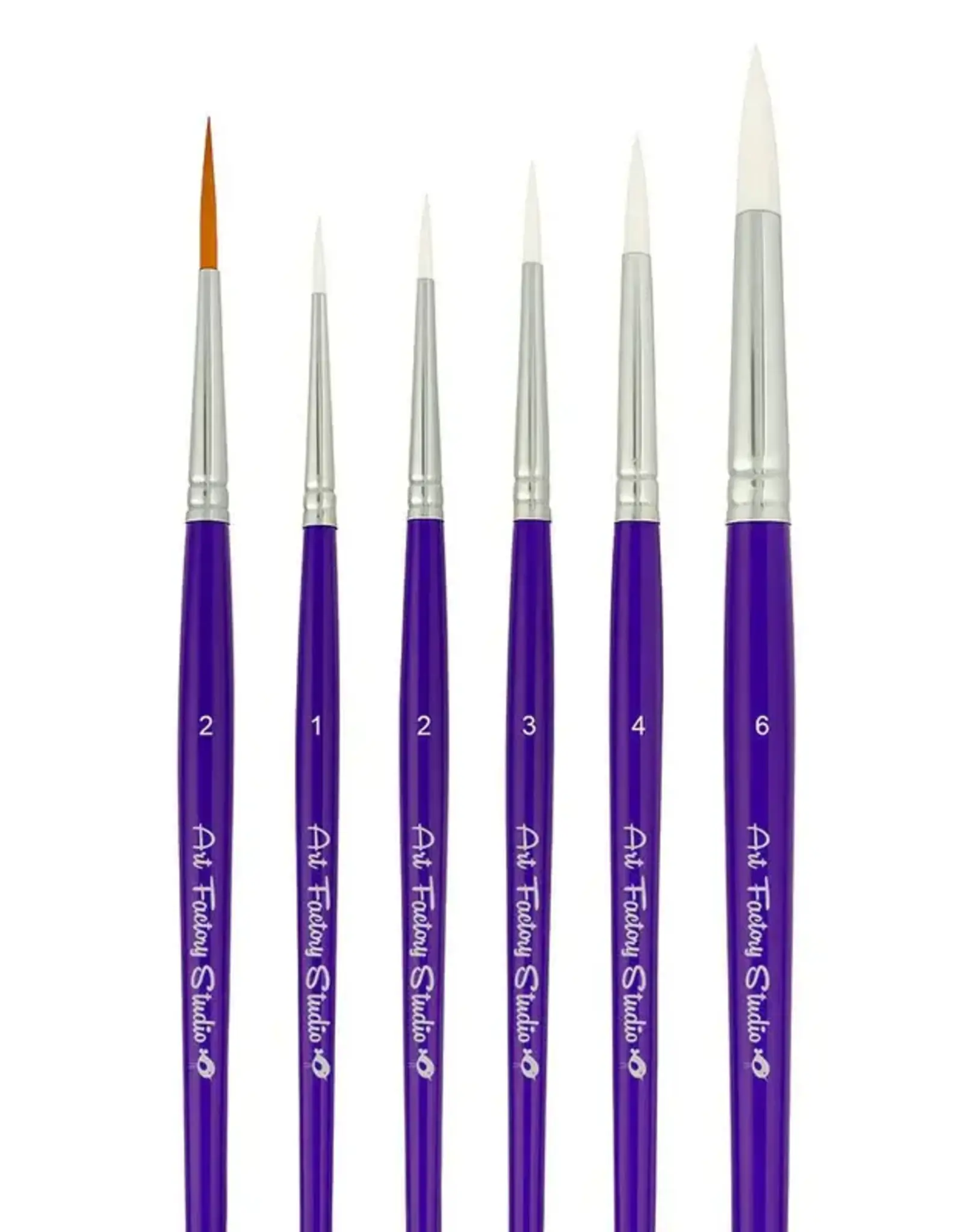 Art Factory Art Factory Studio Face Paint Brush | Lines and Swirls set - 6 stuks