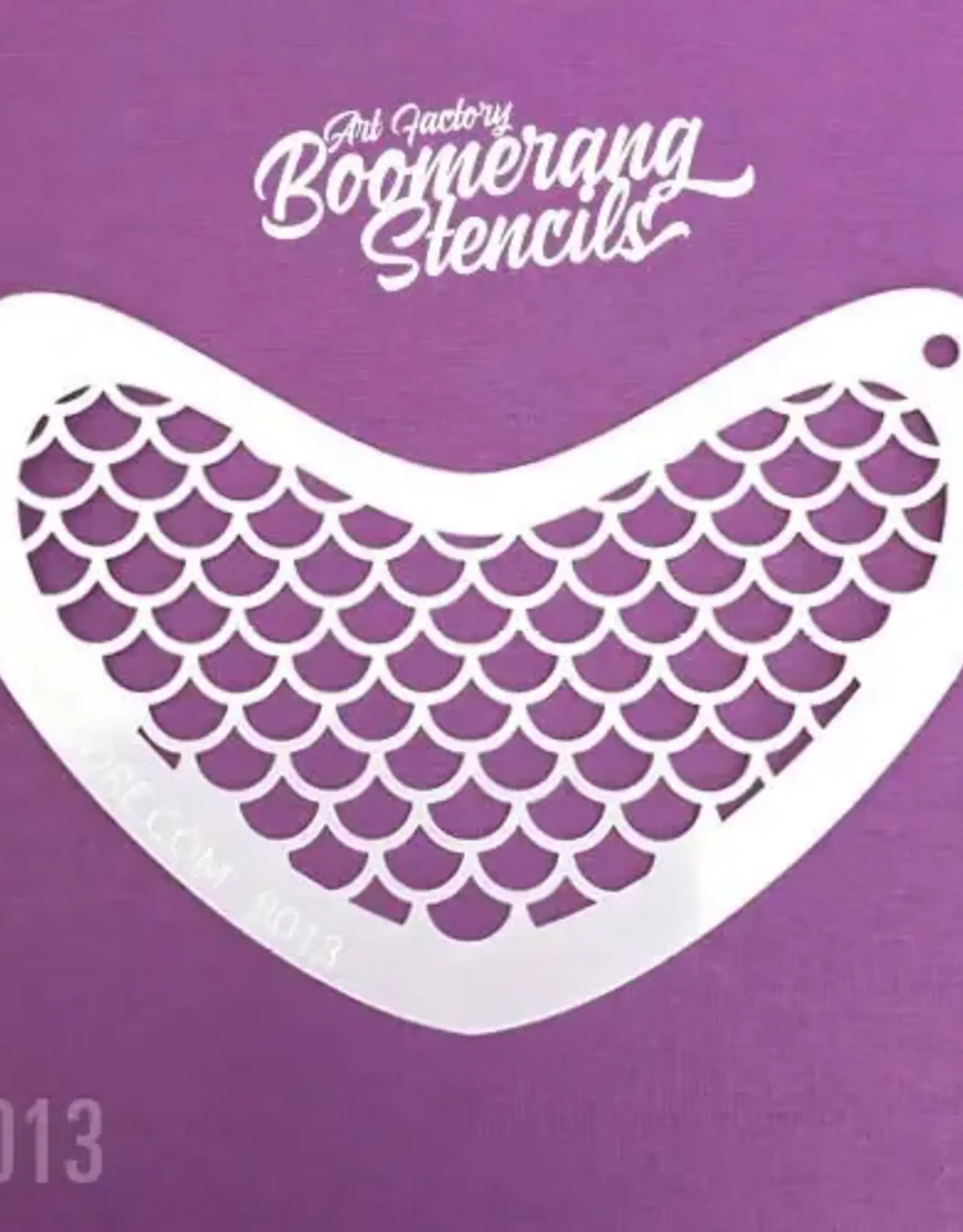 Art Factory Boomerang Face Paint Stencil by Art Factory | schubben - B013