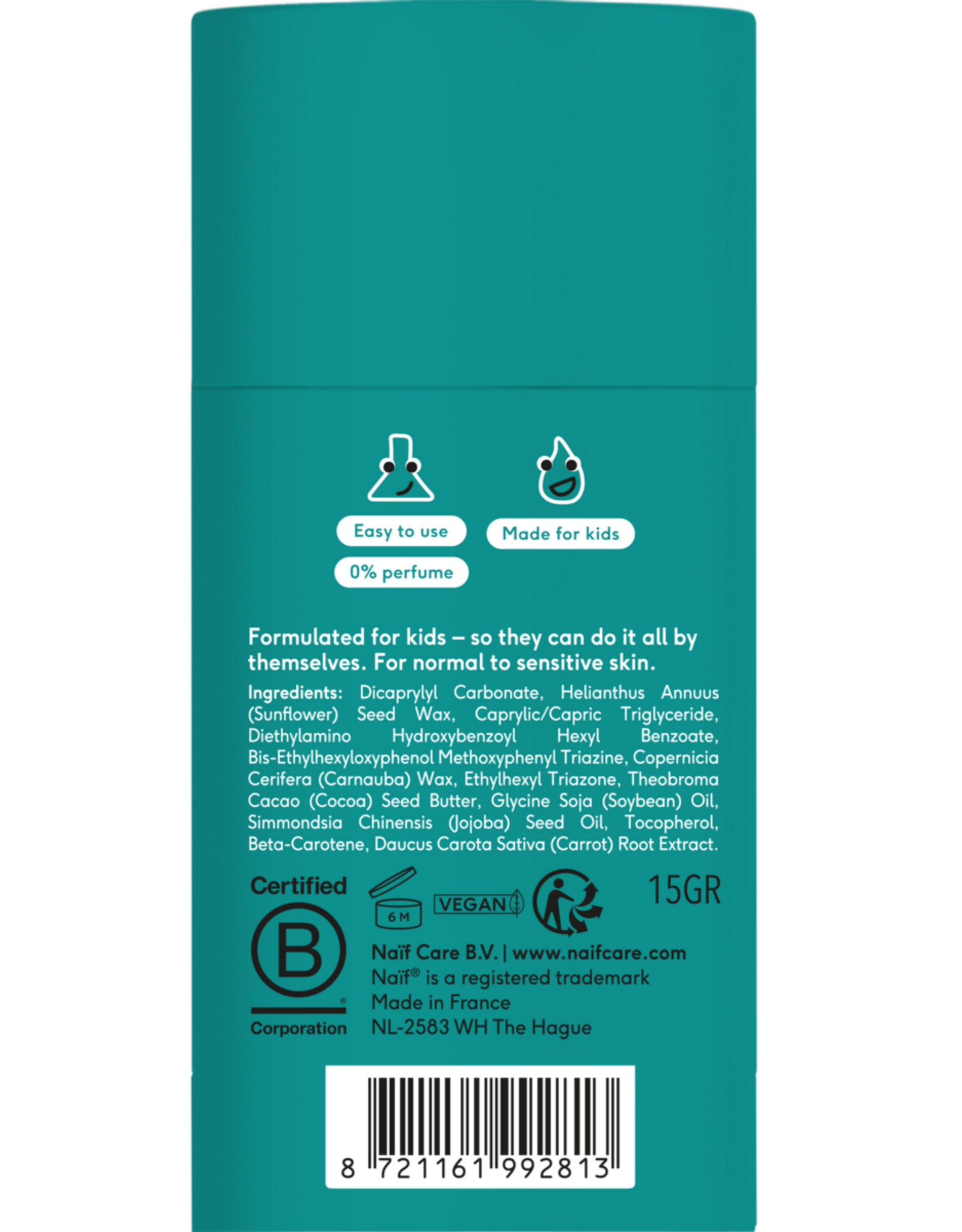Naïf Kids Stick SPF50 15GR