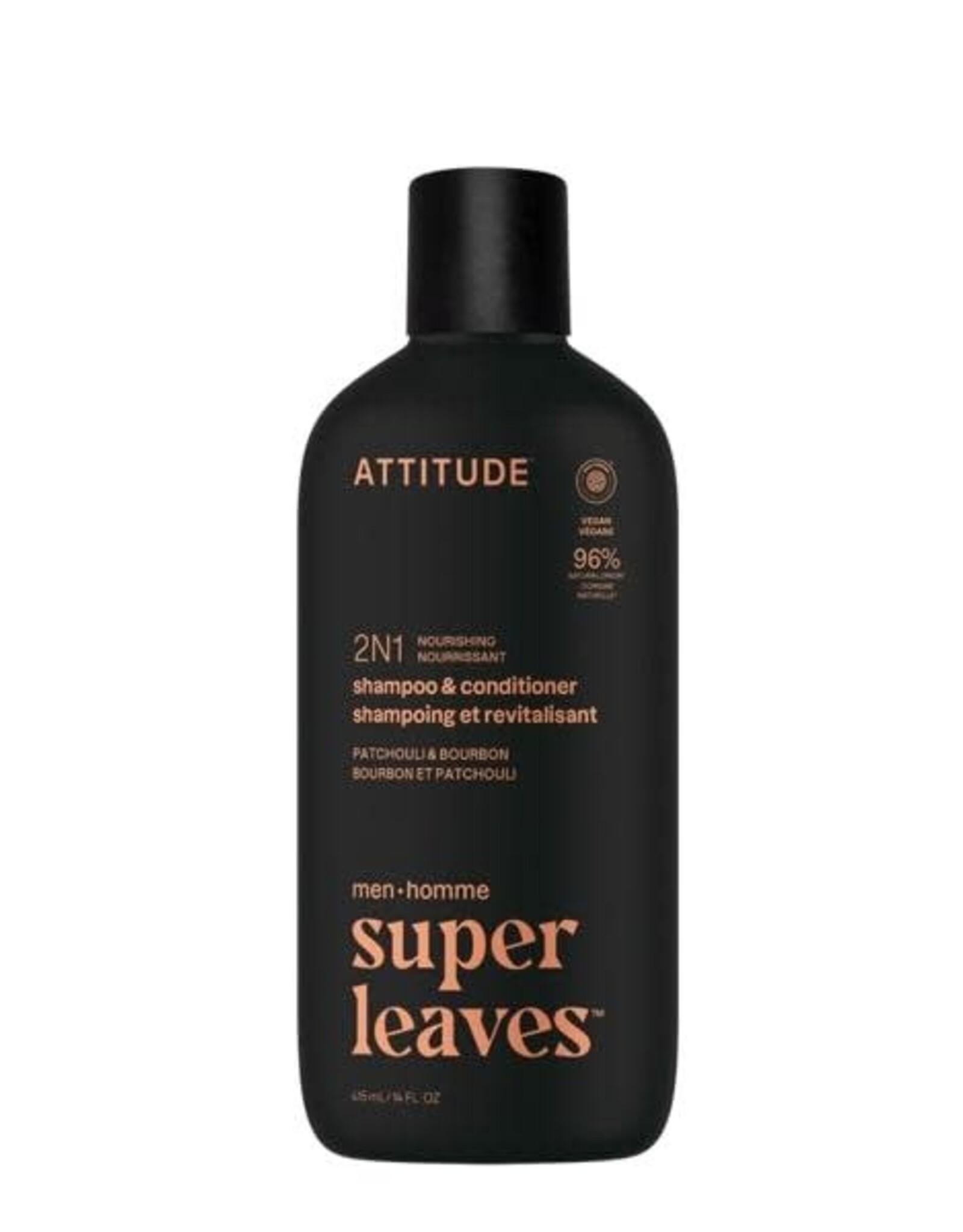 Attitude Attitude Men Shampoo+Conditioner Nourishing Patchouli - 415ml