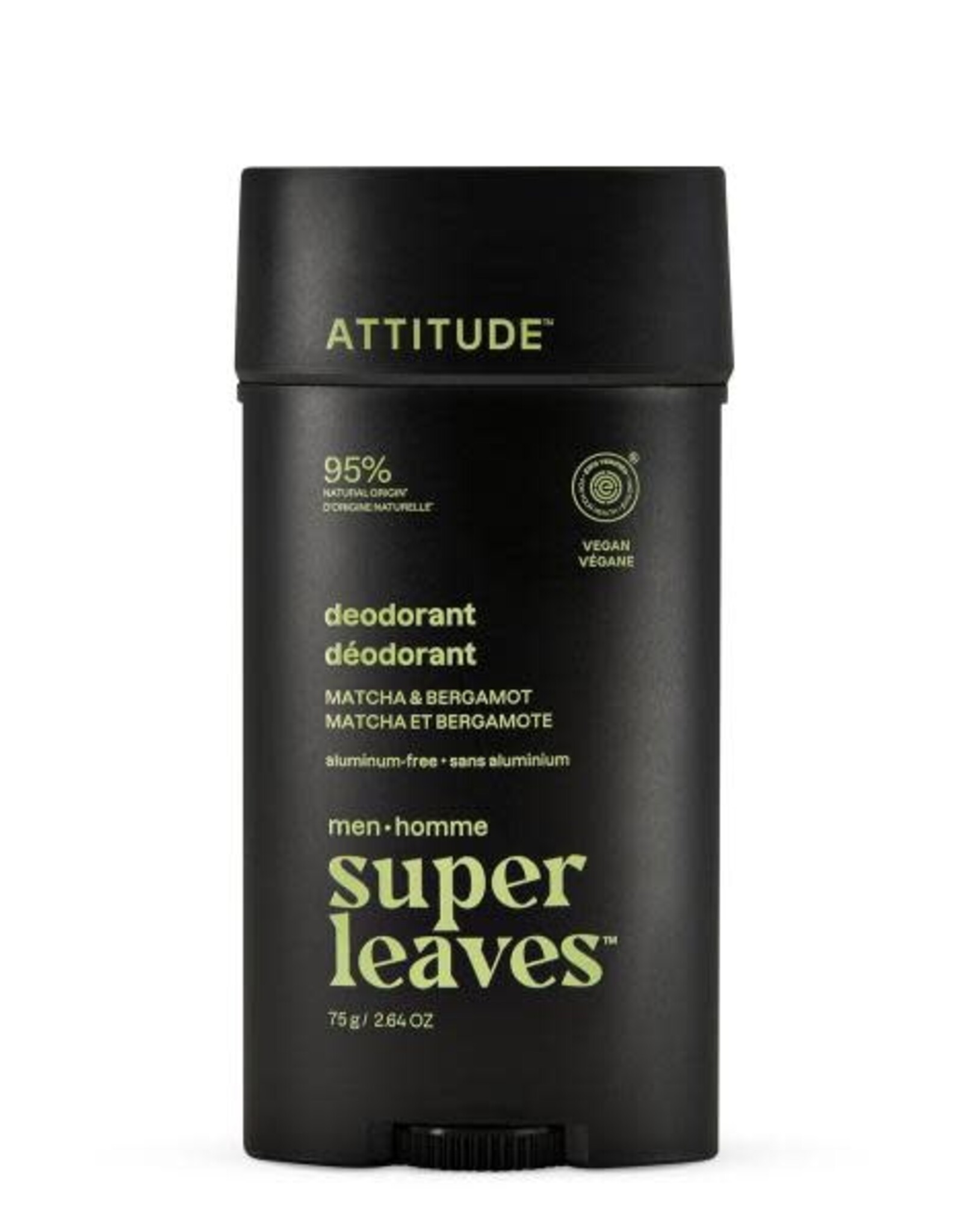 Attitude Attitude Men Deodorant Matcha & Bergamot - 75g