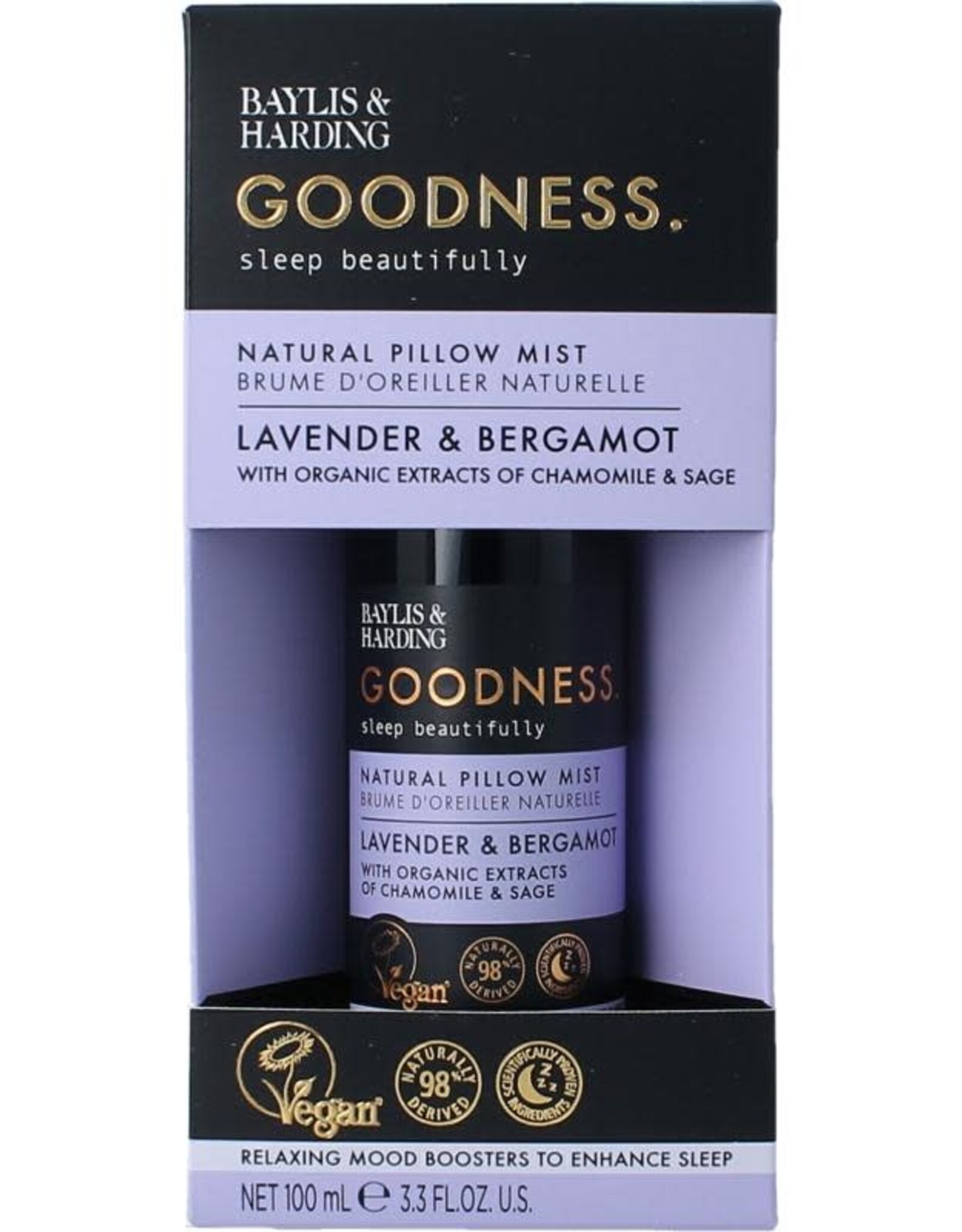 Baylis & Harding Baylis & Harding Goodness sleep pillow mist lavender & bergamot