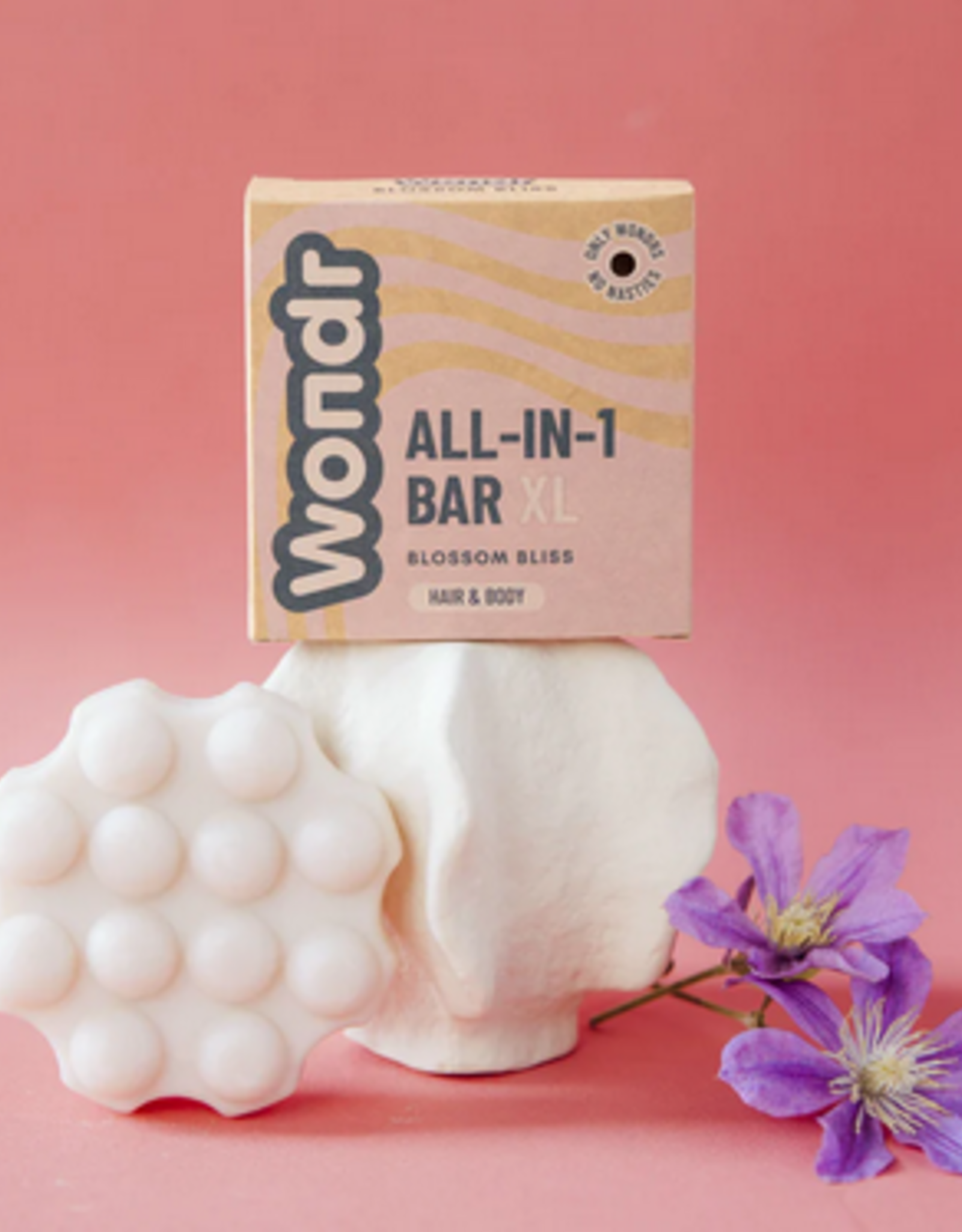 Wondr All-in-1 Bar XL HAAR & LICHAAM | Blossom bliss 110g