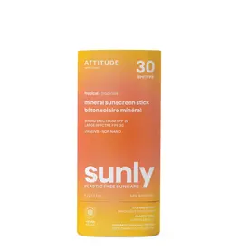 Attitude Mineral Sunscreen Stick Tropical - Spf 30