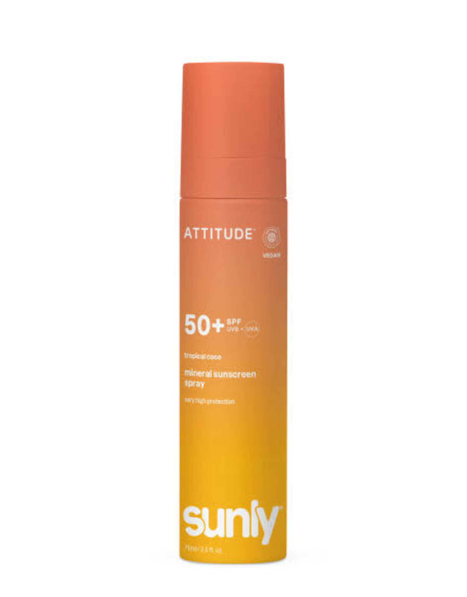 Attitude Attitude SUNLY Sunscreen spray SPF50 Tropical coco