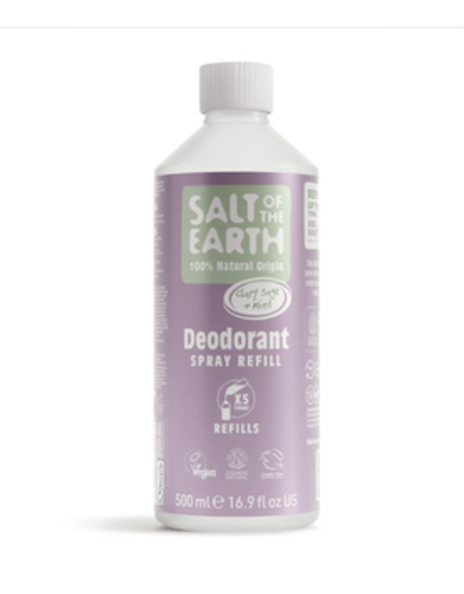 Salt of the Earth Clary Sage + Mint Spray Refill 500 ml