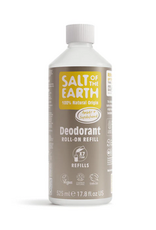 Salt of the Earth Amber + Sandelwood Roll-On Refill Deodorant 525ml