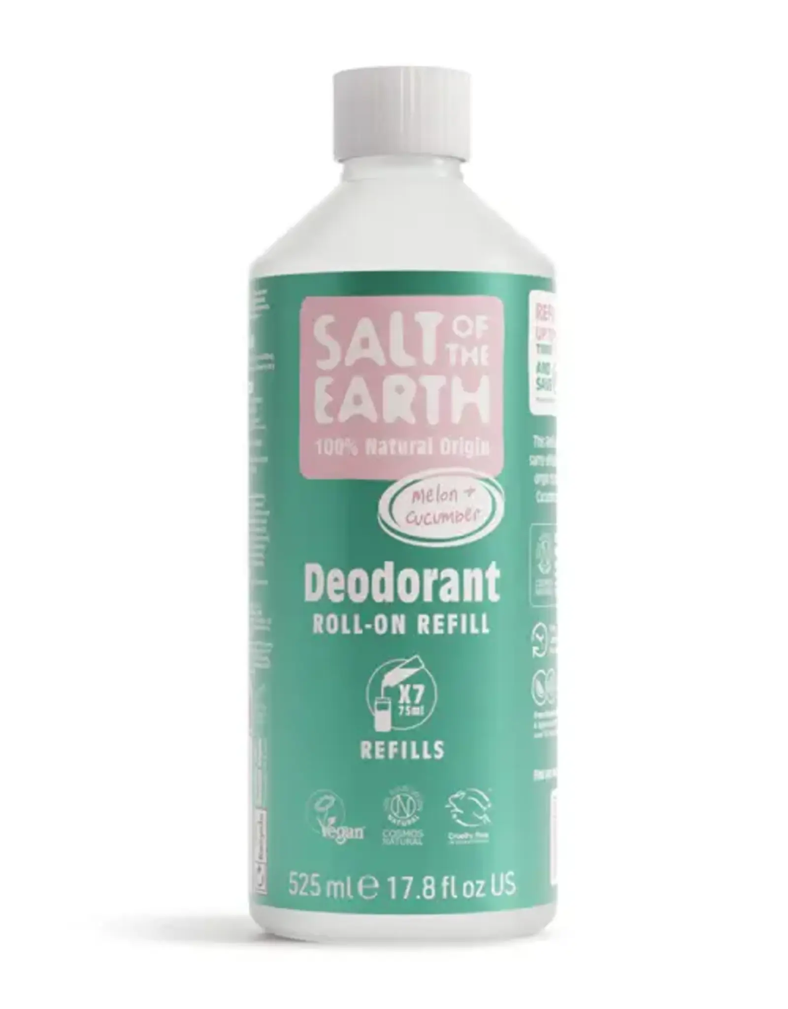 Salt of the Earth Melon & Cucumber Roll-On Refill Deodorant 525ml