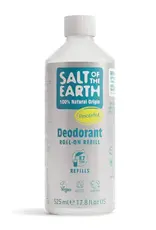 Salt of the Earth Unscented Roll-On Refill Deodorant 525ml