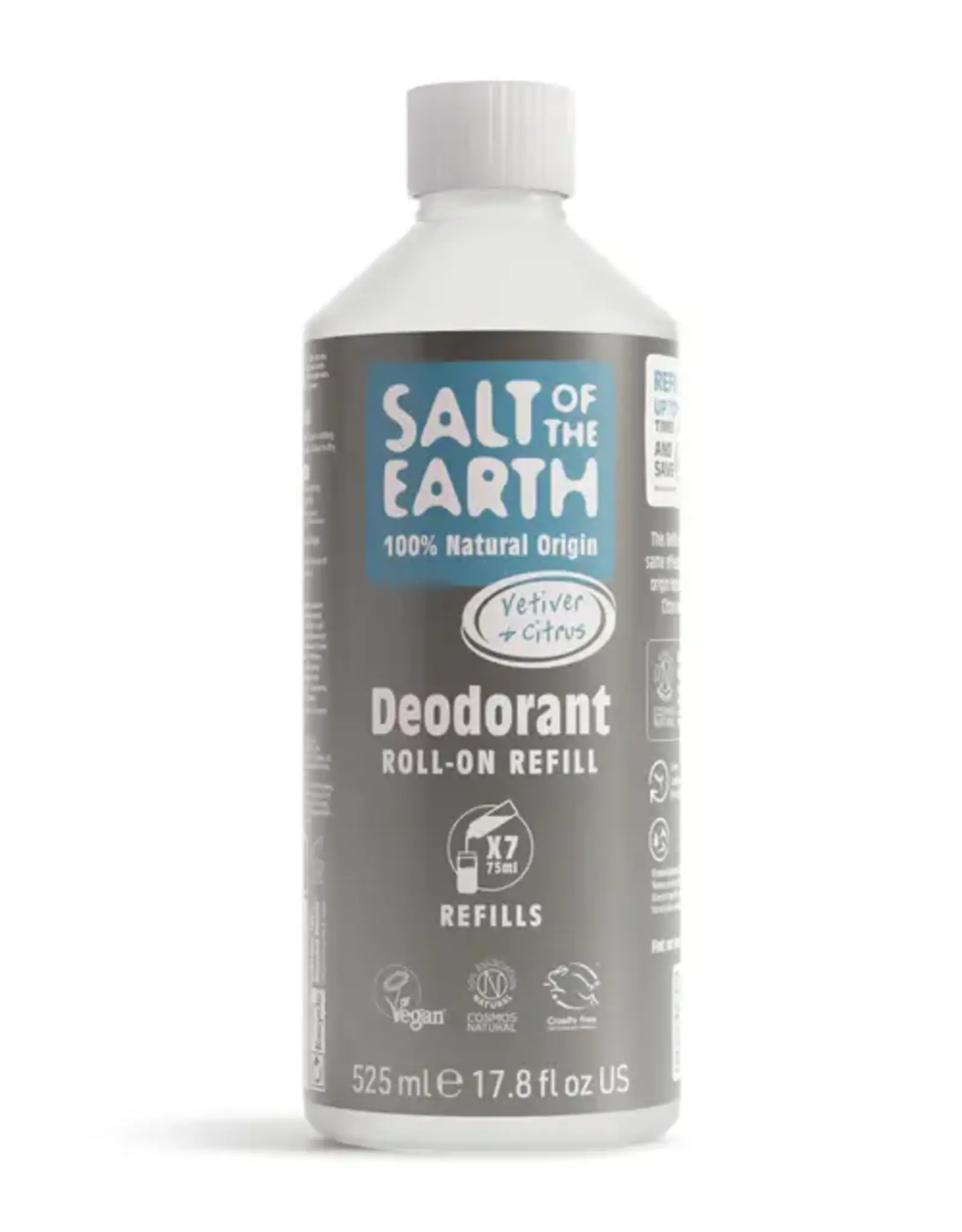 Salt of the Earth Vetiver & Citrus Roll-On Refill Deodorant 525ml