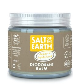 Salt of the Earth Salt of the Earth - Amber & Sandalwood Natural Deodorant Balm - Plastic Free & Aluminium Free 60g