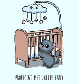 Maanblik Postkaart Proficiat met jullie baby