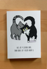 Maanblik Postkaart Als ik 9 levens had dan koos ik 9 keer voor u