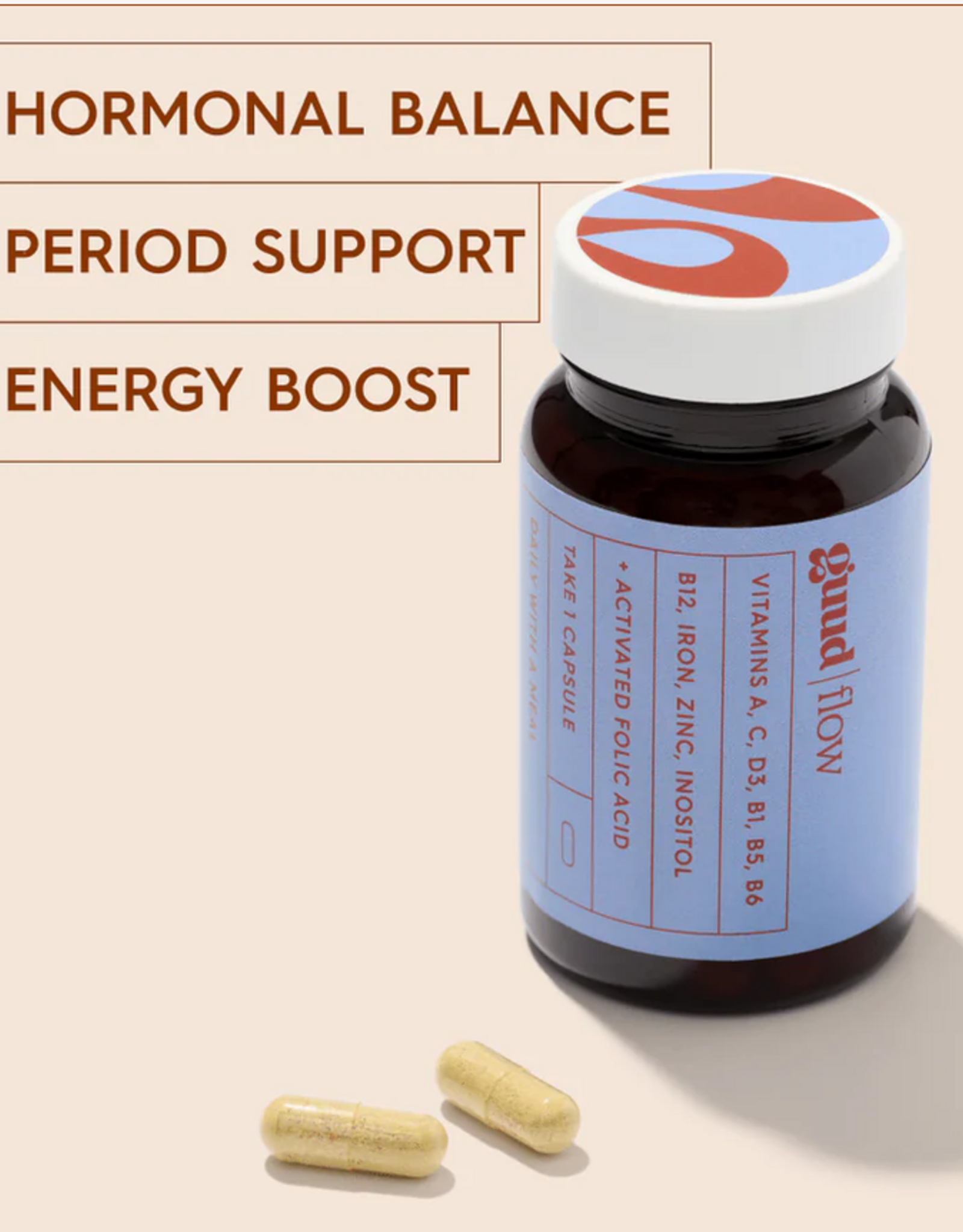 Guud Flow - Voel je weer jezelf. De hele maand door - 30 capsules