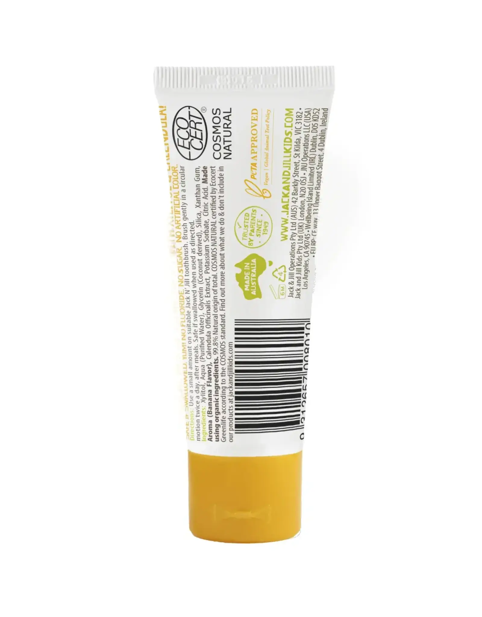 Jack 'n Jill Natural toothpaste banana 50g