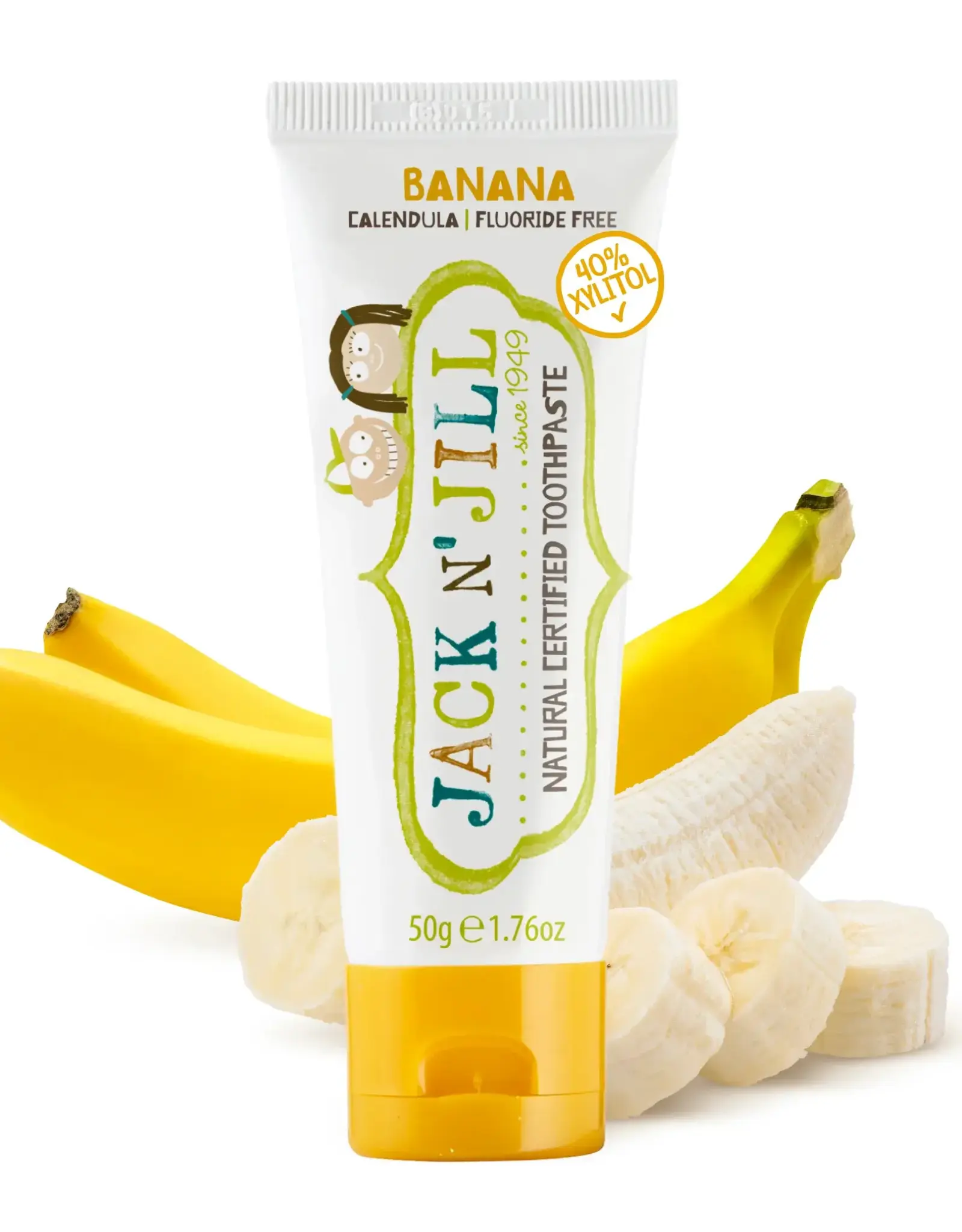 Jack 'n Jill Natural toothpaste banana 50g
