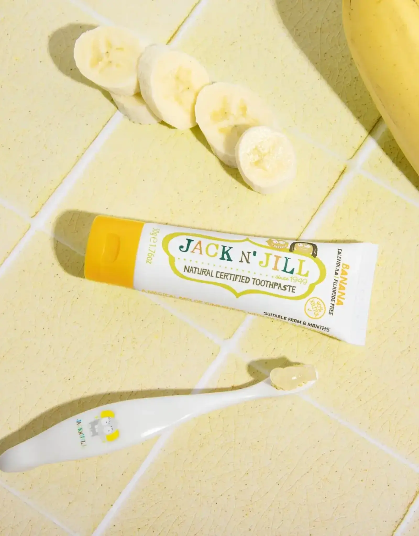 Jack 'n Jill Natural toothpaste banana 50g