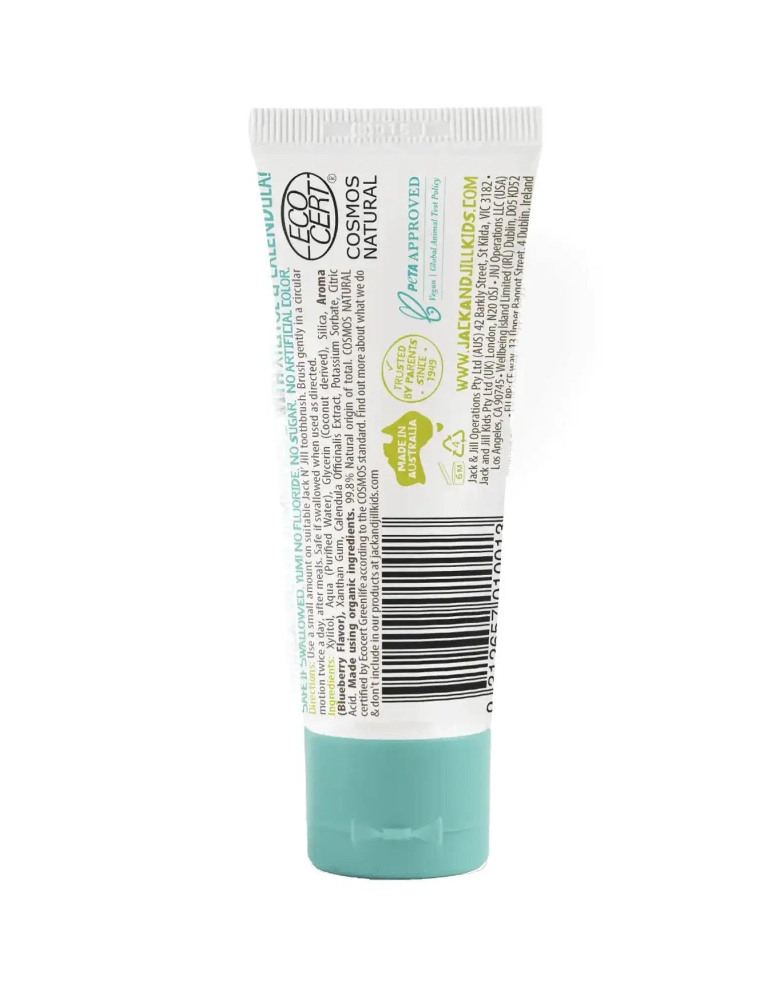 Jack 'n Jill Natural toothpaste blueberry 50g