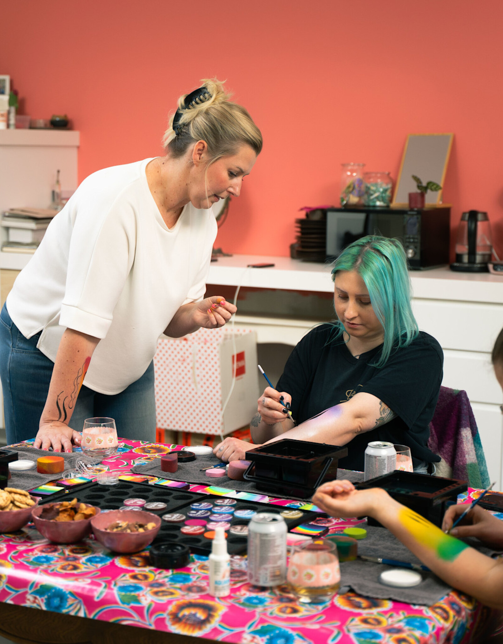 Roos met Witte Stippen Zaterdag 22 Aug - Workshop Kindergrime - Beginners
