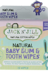 Jack 'n Jill Natural baby gum & tooth wipes - 25 stuks
