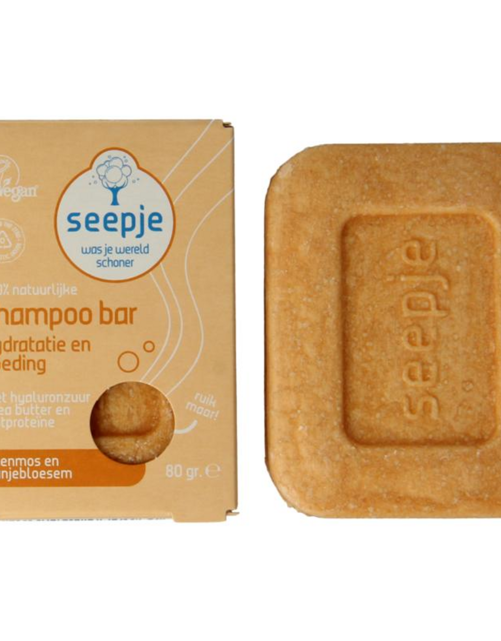 Seepje Shampoo bar eikenmos en oranjebloesem 80g