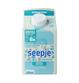 Seepje Handzeep eucalyptus rozemarijn refill 500ml