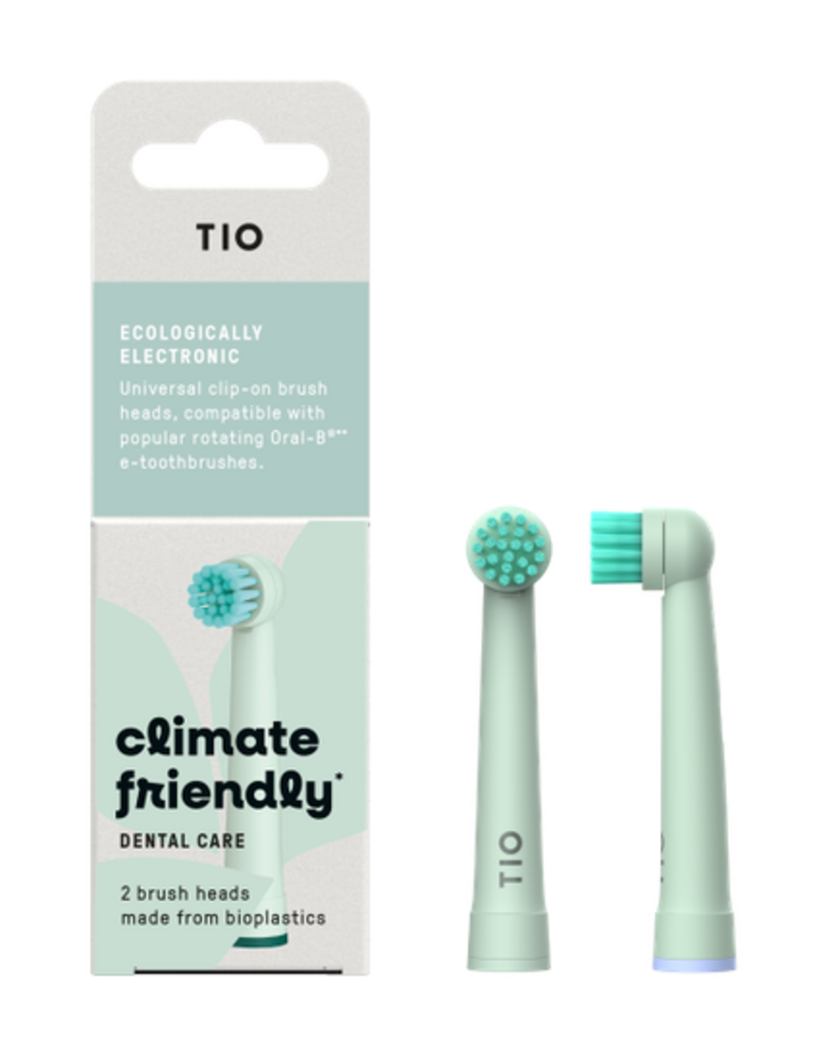 Tio TIOMATIK Bio-based Oral-B Opzetborstel - 2 st