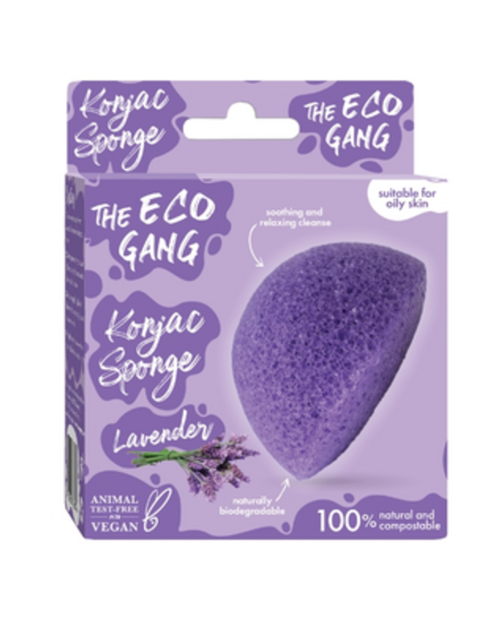 the eco gang Konjac Spons - Lavendel