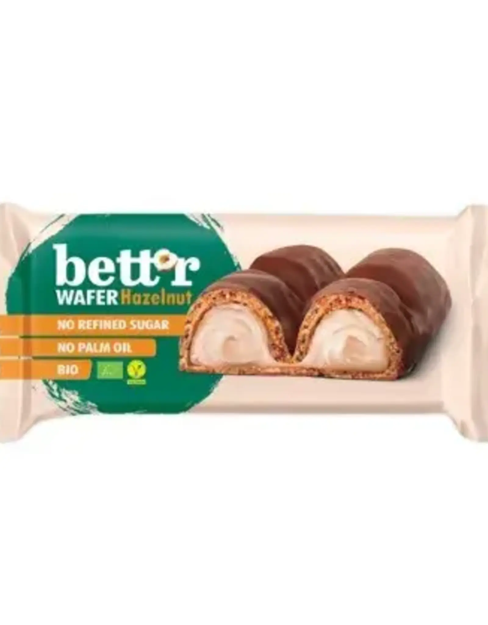 Bett'r Bett'r wafel hazelnoot (bio) - 33g