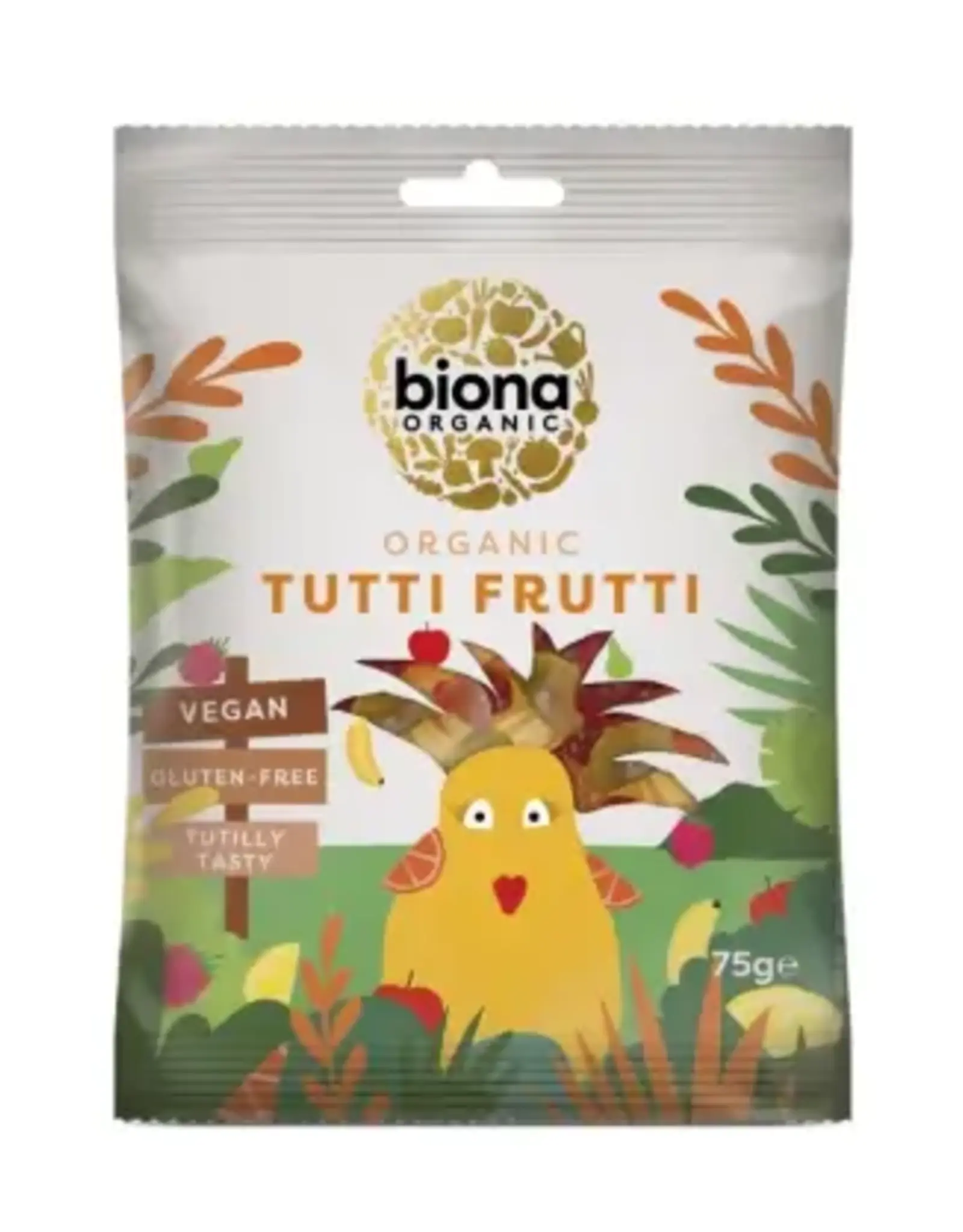 Biona organic Tutti Frutti - bio gummy snoepjes - 75g