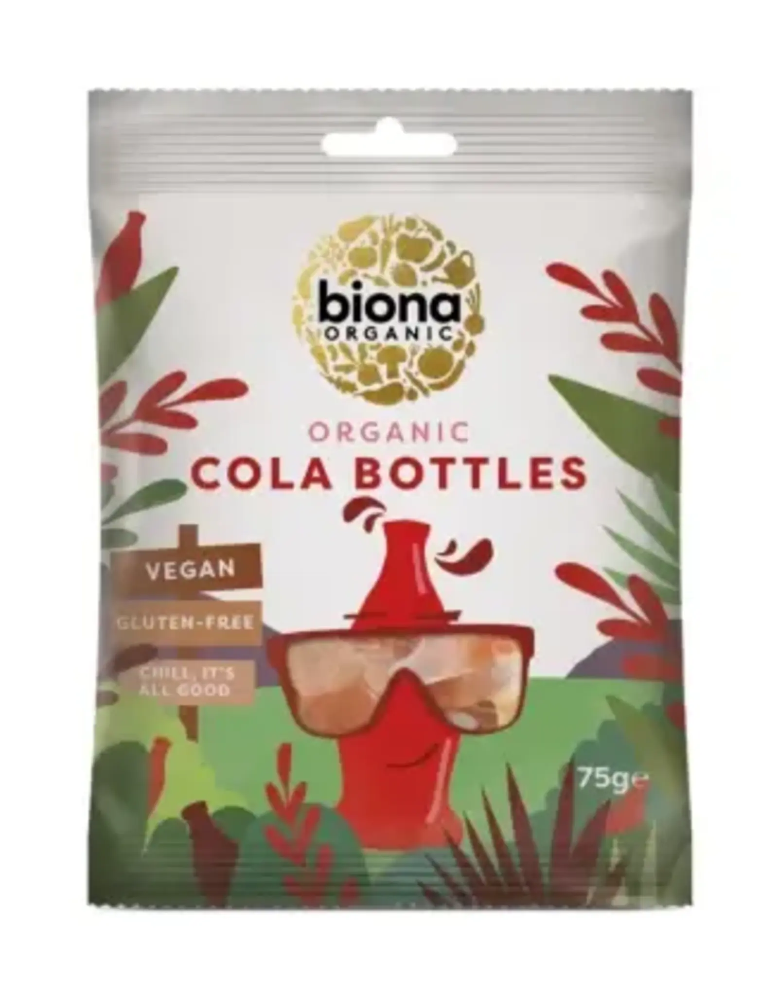 Biona organic Cola flesjes - bio gummy snoepjes - 75g